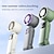 abordables Lampes de poche et lumières de camping-1 ventilateur de refroidissement portatif avec 100 niveaux de refroidissement et pliable, mini ventilateur portable à semi-conducteur turbo