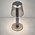 abordables lámpara de noche-Lámpara de mesa de metal inalámbrica con sensor táctil, lámpara de mesa LED, luz de escritorio, lámpara de 3 colores con regulación continua y funciona con batería, luz de noche para guarderías,