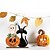 billige Halloween hengende og borddekorasjoner-Halloween-skilt i tre, rustikt gresskar- og spøkelsesdekor i flere lag, innendørs halloween-skilt i tre til bordmontering i gårdshusstue