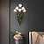 abordables lampe de chevet-Appliques murales à LED en verre et métal, lumière blanche chaude, style contemporain moderne, pour salon, chambre à coucher, salle à manger, applique murale en métal