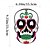 cheap Halloween Mask &amp; Props-6pcs Mexican Day of the Dead Halloween Paper Masks, Festival Party Decorations, Scary Paper Masks for Halloween and Dia de los Muertos