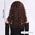 voordelige Synthetische trendy pruiken-Synthetische pruiken Golvend Krullend weefsel Gelaagd kapsel Diepe scheiding Machinegemaakt Pruik 50.8 cm A1 Synthetisch haar Dames Klassiek Comfortabel Kleurgradatie Bruin