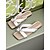 preiswerte Urlaubsandalen-Burgunderrote Flip-Flop-Sandalen mit Satinriemen und Schleife für Damen, quadratische Zehenpartie, weiches Fußbett, lässig-schickes Design für den Alltag, Gartenpartys, Picknicks oder Verabredungen