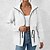 preiswerte Wasserdichte Jacken-Damen Wanderjacke Regenjacke Regenmantel Außen Wasserdicht Winddicht Wanderoutfits Wanderbekleidung Frühling Herbst Oberteil Baumwolle Camping / Wandern / Höhlenforschung Laufen Einfarbig Schwarz