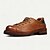 abordables Chaussures de Costume Classiques-Chaussures de travail basses en cuir marron pour homme avec couture Goodyear et œillets métalliques – chaussures décontractées durables pour les travaux en extérieur et le quotidien