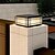 economico Lampioni-Lampada da esterno moderna, per ingresso in cortile, con colonna per esterni, corpo in metallo, per patio, 110-240 V, 5 W.