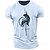 economico Magliette grafiche da uomo-Per uomo Stampe Grafiche Armatura Maglietta Maglietta grafica Cotone Manica Corta Grafico Camicia Erica grigia Nero Bianco Maglietta comoda All&#039;aperto Streetwear Abbigliamento di stilista