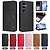 baratos Capa Samsung-telefone Capinha Para Samsung Galaxy S24 S23 S22 S21 Ultra Plus A55 5G A73 A53 A71 A13 A51 Capa para Cartão Wallet Com Suporte Zíper Proteção de corpo inteiro Retro TPU Couro PU