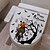 billige Halloween klistermærker-Halloween toiletsæde klistermærke græskar, spøgelse og flagermus design, selvklæbende badeværelse toilet låg dekoration