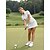 levne Dámské golfové boty-Dámské bílé atletické golfové boty – prodyšné tenisky pro profesionální golf, driving range a víkendové soutěže
