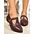 cheap Women&#039;s Slip-Ons &amp; Loafers-Women&#039;s Black Patent T-Strap Mary Jane Shoes – Pointed Toe Low Block Shoes for Office, School and Semi-Formal Events