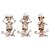 ieftine Decorațiuni de Halloween pentru suspendare și masă-Set 3 figurine schelet de Halloween, decorațiuni cu craniu din rășină pentru expunere înfricoșătoare pe masă, decor pentru casă bântuită