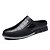 billiga Slip-ons och loafers till herrar-herrskor i blått och svart – slip-on med krokodilmönster och kontrasterande sula, moderna lättviktsskor för resor, business casual och vardagsbruk