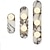 baratos Candeeiros de Parede de interior-Luminária de parede interna LED 5W com design de forro em mármore para sala de estar e quarto, luminária de parede de metal para quarto e banheiro