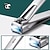 economico BAGNO E CURA PERSONALE-Set di forbici per unghie Rimei, 15 pezzi, kit tagliaunghie professionale, set per manicure con custodia portatile in pelle, kit per manicure e pedicure in acciaio inossidabile, set tagliaunghie
