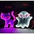 billige Belysning af Halloween rekvisitter-Halloween uendelighedslys sort kat lys spøgelseslys 3d uendeligt spejllys tunnellys afgrund neonlys festival festdekoration lys us stik