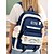 abordables Sacs à dos de Collège-Ensemble de sac à dos d&#039;école 5 en 1 avec breloques en peluche, nylon léger, style kawaii, pour filles et adolescentes, idéal pour l&#039;école et l&#039;usage quotidien