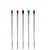 cheap Cooking Utensils-10 Pair Reusable Chopsticks,Metal Reusable 316L Stainless Steel Chopsticks Dishwasher Multicolor Square Non-slip Chop Sticks Laser Etching Patterns Chinese Chopsticks Gift Set
