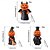 billige Halloween hengende og borddekorasjoner-3 stk/sett halloween mini gresskar djevel gentleman harpiksfigursett, skummel hjemmefest borddekor, harpiks håndverkspynt