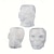 baratos Até 30 $-3 moldes de resina de silicone para caveira dtoho com olho e orelha exclusivos &amp;desenhos de boca - perfeitos para artesanato faça você mesmo &amp;material de silicone durável para decoração de casa, uso