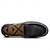 billige Hyttesko til mænd-Herre blå denim loafers med flosset kantdesign, slip-on lette, afslappede sko til weekendture, sommerture og daglig komfort