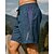 preiswerte Unterteile-Herren Wandershorts Wanderhosen Tarnung Sommer Außen Normale Passform Wasserdicht Winddicht Schnelltrocknend Leicht Shorts Elastischer Bund Dunkelgrau Schwarz Tennis Golfspiel Laufen S M L XL XXL