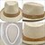 economico Cappelli per feste-Cappello da jazz britannico, da uomo, con protezione solare, da spiaggia, da mare, di paglia, casual