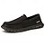 billiga Slip-On vardagsskor-Herrloafers i kakifärgad canvas med slip-on-detaljer, lätta, flexibel sula, andningsbar design för vardagligt kontorsbruk, dagliga promenader och resor