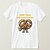 baratos Camisetas-Oktoberfest Caveira Pretzel Japonesa/Curta Bávaro Munique Alemão Arte Gráfica Para Homens Adulto Carnaval Cerveja Oktoberfest Hot Stamping Festa Casual / Diário