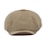 levne Pánské klobouky-Pánské PLacatá čepice Klobouk Ascot Novinářský klobouk Černá Khaki Polyester Módní Na běžné nošení ulice Denní Bez vzoru Nastavitelná Proti sluci Prodyšné
