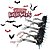 ieftine Autocolante de Halloween-Autocolant de perete de Halloween cu design înfricoșător de mână, craniu și liliac, decor de perete autoadeziv pentru sufragerie și petreceri de sărbători