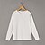 abordables T-shirt Henley décontracté-Homme T-shirt Chemise Henley Chemise à Manches Longues manche longue Uni Mode Designer Basique Classique Henley Vacances Rue Sortir Printemps &amp; Automne Blanche T-shirt Henley