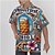 baratos Camisas-Oktoberfest Cerveja Pretzel camisas havaianas Camisa Aloha Bávaro Munique Alemão Arte Gráfica Para Homens Adulto Carnaval Cerveja Oktoberfest Impressão 3D Férias Festa