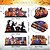 abordables Figurines et ornements-Lot de 4 décorations de table en bois pour Halloween, décorations de table rustiques pour table de fête d'intérieur, décorations de table ...