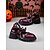 abordables Para mujeres-Zapatos Mary Jane de plataforma gótica para mujer: tacones gruesos de charol marrón con cadenas y tiras con tachuelas para Halloween, cosplay y atuendos punk rock.