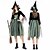 preiswerte Böse Hexen-Hexe Maskerade Halloween Damen Erwachsene Karneval Halloween Halloween Karneval Maskerade Einfaches Karnevalskostüm