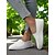 economico Sneakers da donna-Sneakers slip-on in tela da donna: scarpe basse leggere e minimaliste per le commissioni quotidiane, le passeggiate al parco e le uscite per il brunch del fine settimana
