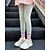 billige Underdele-Børn Pige Leggings Helfarve Gade udendørs 4-12 år Efterår Sort Lysegrå Grå