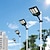 voordelige Straatlampen-Zonne-straatverlichting buiten waterdichte LED parkeerplaats verlichting bewegingssensor schemering tot zonsopgang afstandsbediening 1 stuk