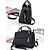 economico Borsette e borse tote-Per donna Borsa a spalla Borsa a tracolla Borse a Spalla Pelle PU Ufficio Casuale Casual Quotidiano Pendente Ricamo Cerniera Impermeabile Borsa Multiuso Fiore Grigio scuro Nero Rosa Chiaro