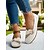voordelige Damesinstappers &amp; loafers-Witte geperforeerde damesloafers met bloemendetail – zachte, casual instappers voor wandelingen in de tuin, autorijden en dagelijks comfort