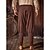 economico Fondi-Punk &amp; Gotico Medievale Steampunk Pantaloni Pantaloni da moto a gamba dritta Costume Per uomo Casual Quotidiano Adulti Pantaloni