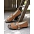 billige Flade sko til kvinder-Damesko med mary jane-motiv og leopardprint, behageligt afslappet barfodsfodtøj til udendørs og hverdagsbrug