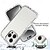 economico Cover per iPhone-telefono Custodia Per Apple AirTag iPhone 16 Pro Max Plus iPhone 15 14 Pro Max Plus iPhone 13 Pro Max Copertura Posteriore Trasparente Resistente agli urti TPU PC