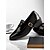 cheap Women&#039;s Slip-Ons &amp; Loafers-Women&#039;s Black Patent T-Strap Mary Jane Shoes – Pointed Toe Low Block Shoes for Office, School and Semi-Formal Events