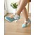 preiswerte 1950er Jahre-Damen-Pumps im Vintage-Stil der 1950er Jahre aus blauem Lackleder mit weißer Schleife und Perlendetail – Retro-Plateau-Pumps für Partys, Hochzeiten und Eleganz im Alltag
