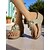 cheap Vacation Sandals-Women&#039;s White Floral Pearl - Decorated Wedge Flip - Flops – Sweet Casual Sandals for Summer Outdoor &amp; Vacation Wear