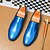 cheap Men&#039;s Slip-ons &amp; Loafers-Men&#039;s Shiny Gold Metallic Slip-On Loafers – Fashionable Faux Leather Dress Shoes for Parties, Wedding Receptions, Stage Performances, Prom Nights and Nightclub Events