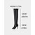 baratos Botas da moda-Botas femininas de salto agulha peep-toe acima do joelho em couro sintético – botas sensuais de salto alto até a coxa para baladas ou festas à noite