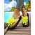 abordables Sandalias de Vacaciones-Chanclas de flores beige para mujer con suela acolchada, sandalias de playa informales para vacaciones de verano y relajación junto a la piscina.